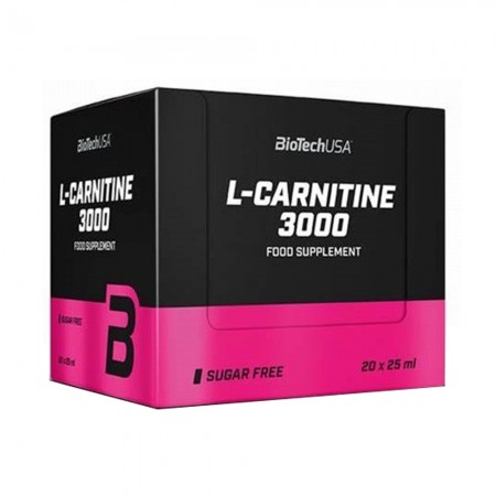 BIOTECH USA L-CARNITINE 3000 20 x 25 ML
