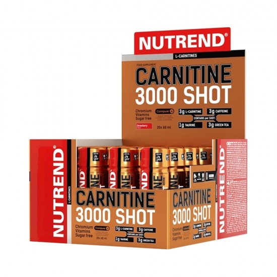 NUTREND L CARNITINE SHOT 3000 20 x 60 ML